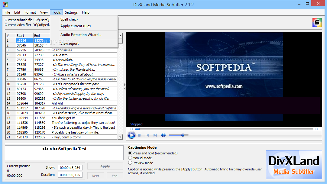 Divxland media subtitler download